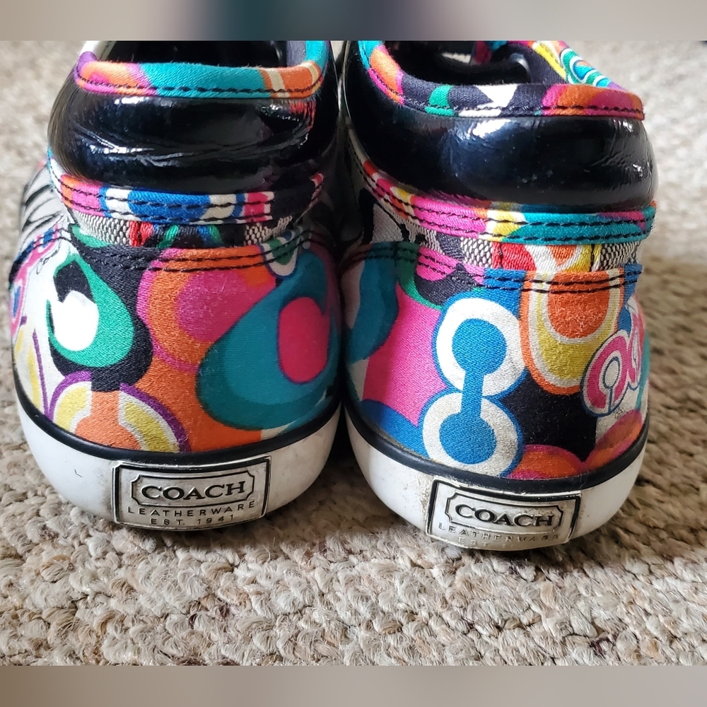 Coach Hightop Sneakers Size 6.5 - Picture 4 of 6